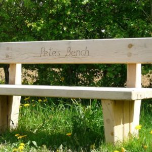 Petes memorial bench
